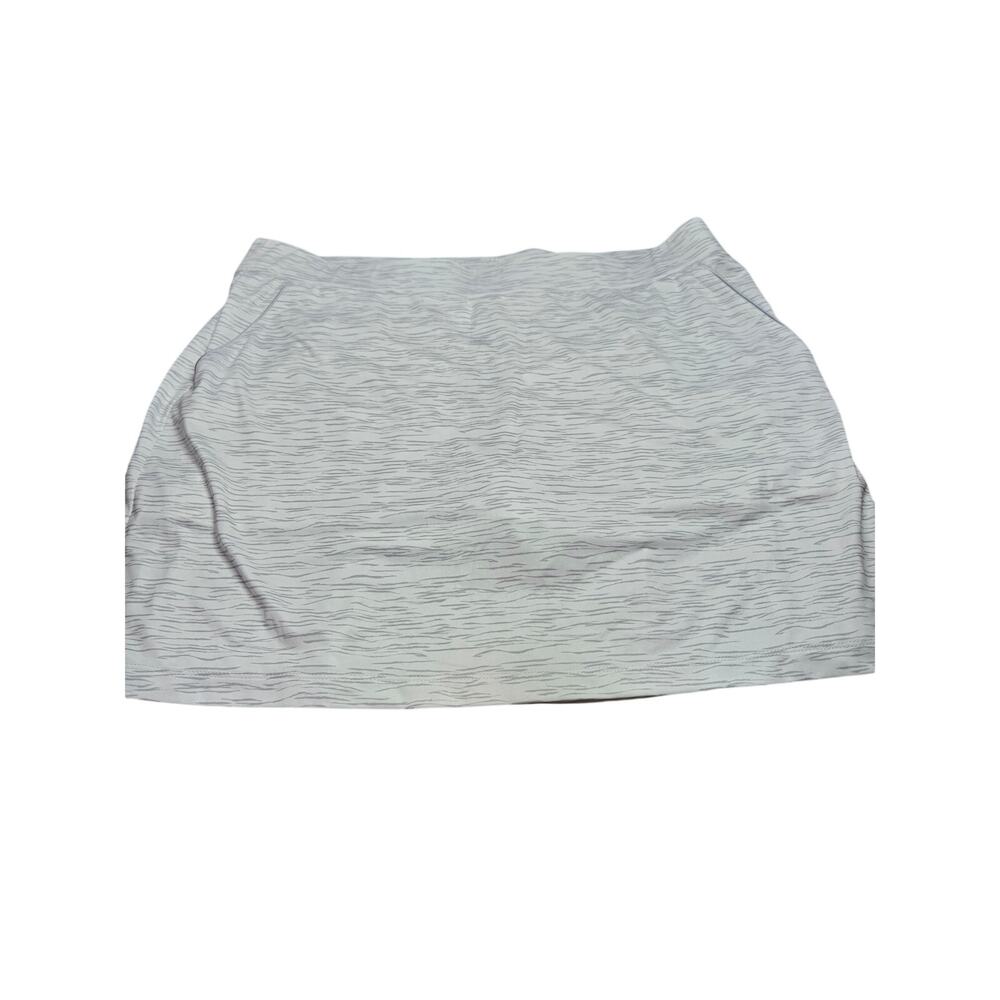 Dunning Coolmax Womens Golf Skirt White/Gray Size XL